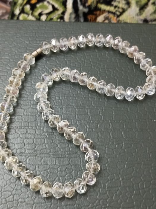 Чехословакия бусы горный хрусталь