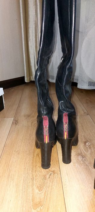 Сапоги кожа 37р Осень Баскони