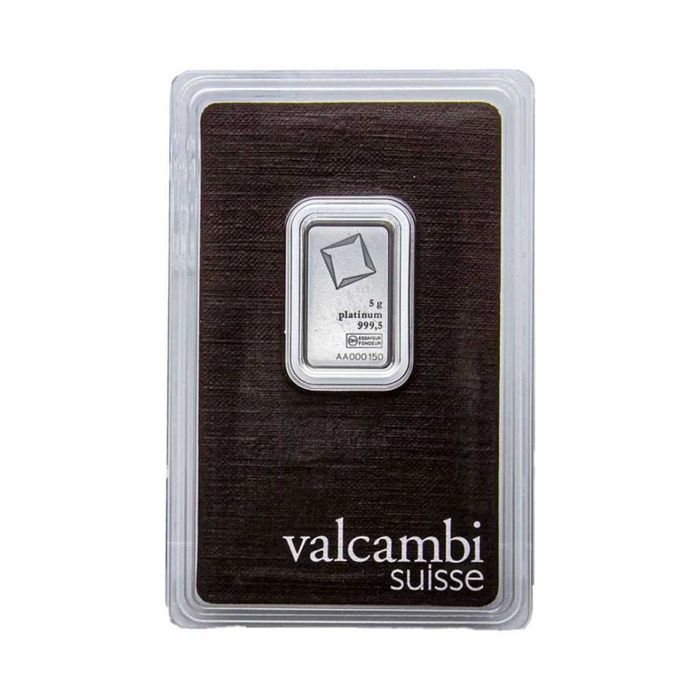 Vand 3 buc. lingou platina de 5 gr