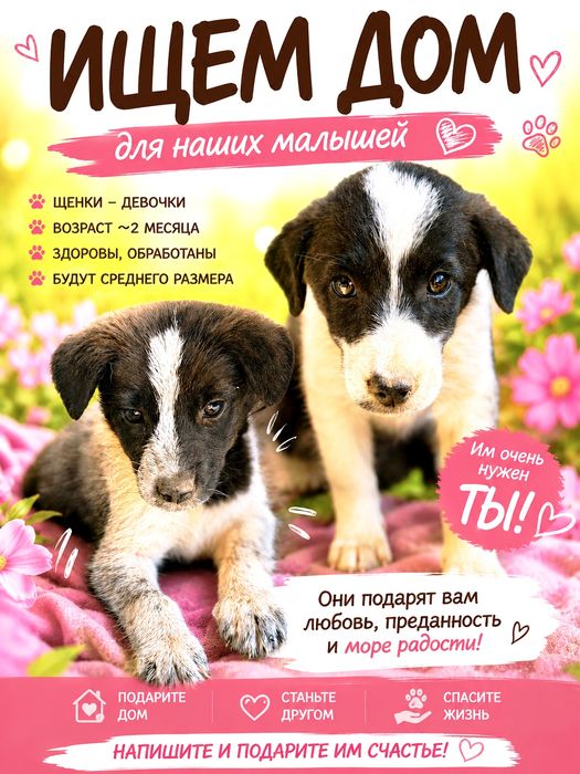 Щенки в добрые руки