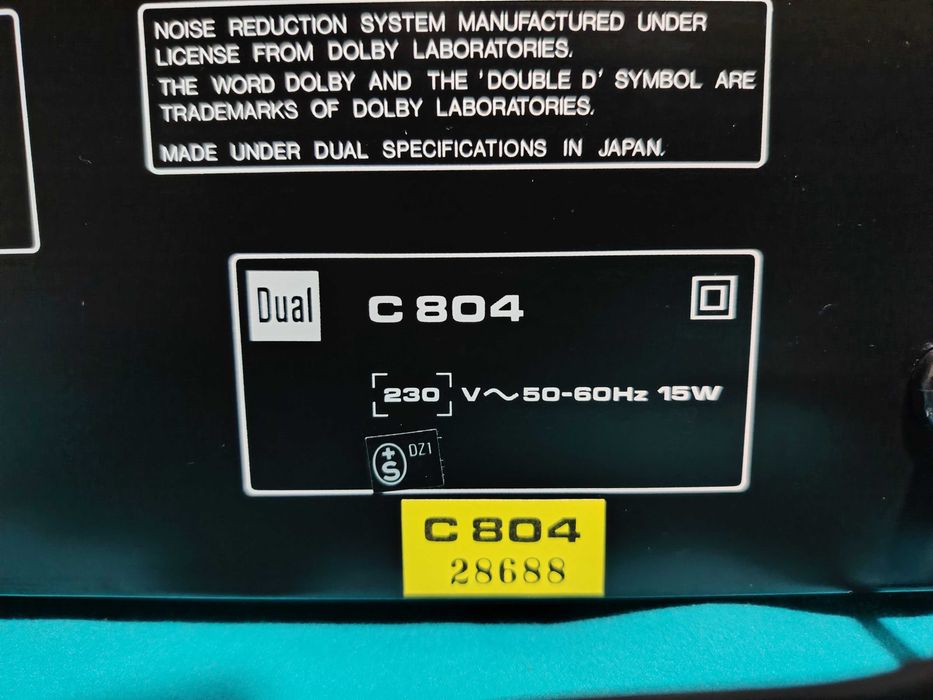 DUAL C 804 Stereo Cassette Deck, defect
