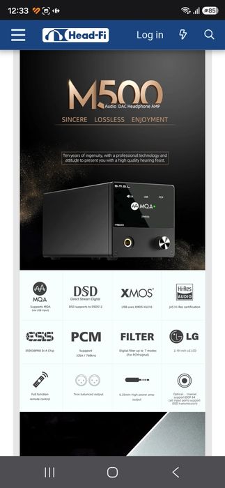 Smsl m500  mk1 dac amp