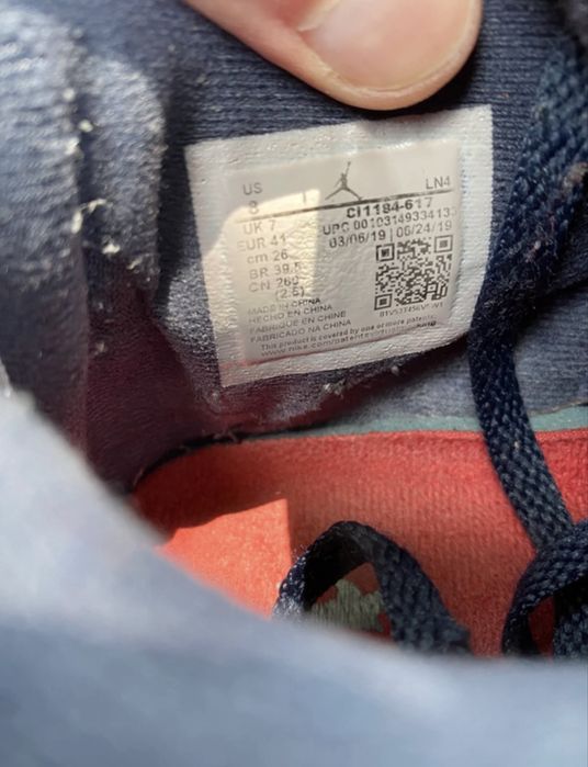 Jordan 4 OG Fiba Fire Gym Red Obsidian Navy