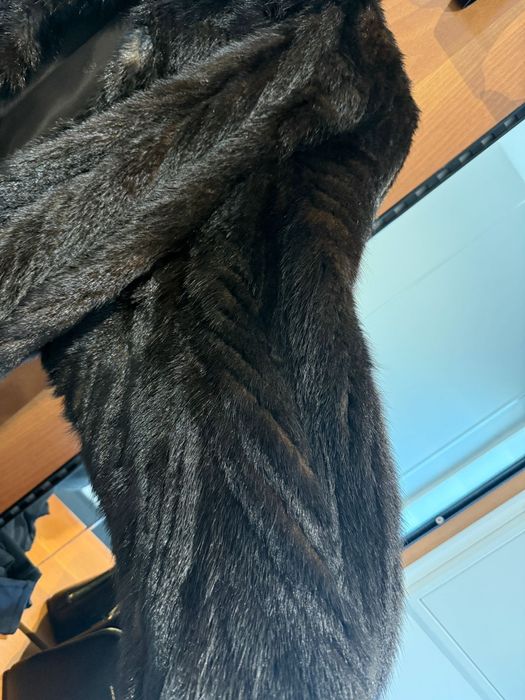 Haină blană lungă