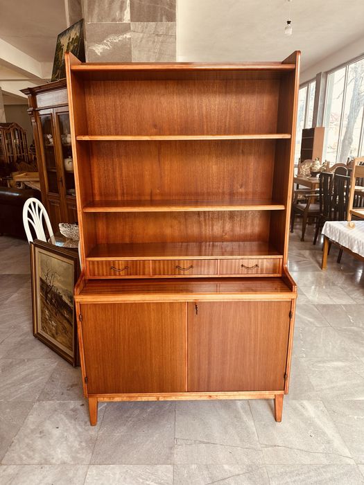 Шведска винтидж библиотека / секретер – Mid-Century Modern