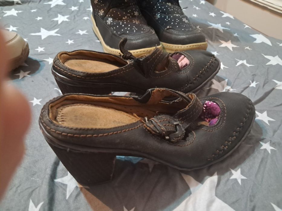 Туфли коженные коричневые