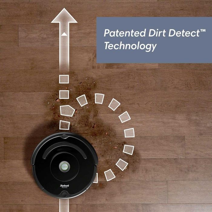 Прахосмукчка робот iRobot Roomba 671, WIFI, App, Черен