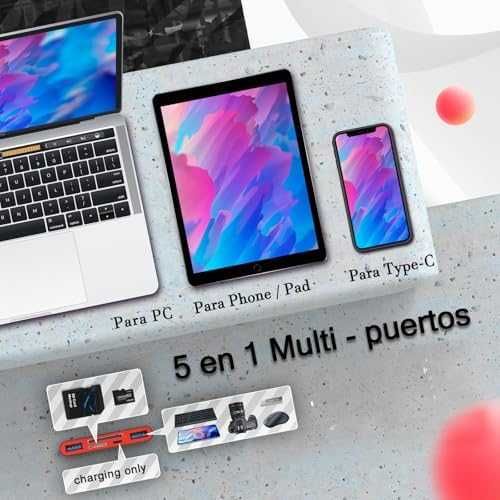 5-в-1 четец за карти памет USB OTG SD/Micro SD