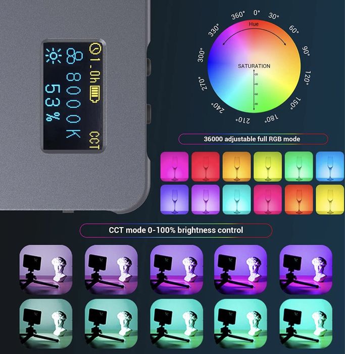 Smallrig RGB vibe p96L . Garantiya 6 oy