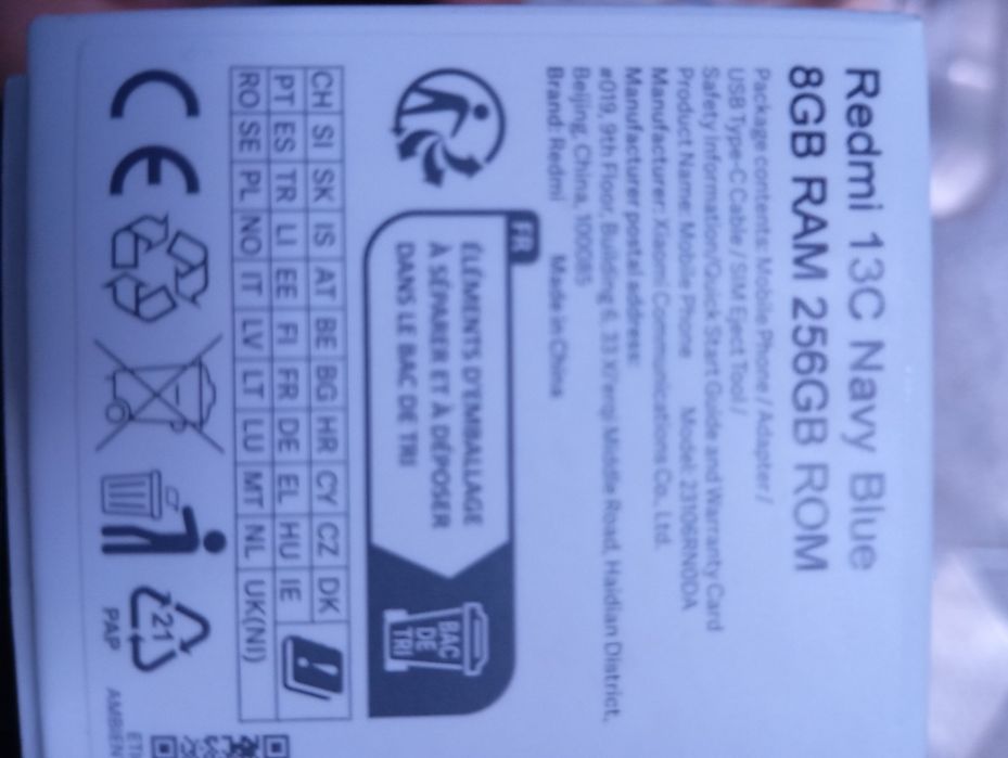 Redme 13 C Navy Blue 8GB RAM256 GB ROM