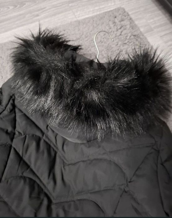 Geaca îmblănita  neagră