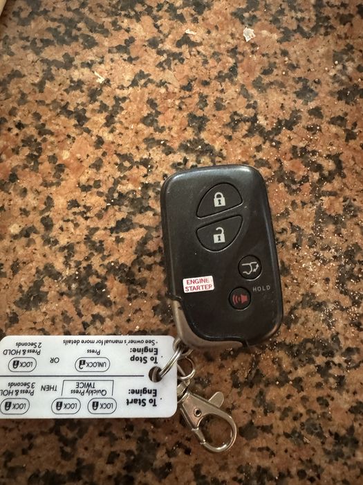 Ключи для авто лексуса 570