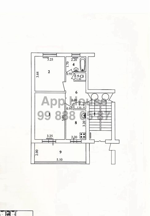 2-ух комн, Тузель1, Школа №152, Кирпич 77 серия 58м*,можно под Ипотеку