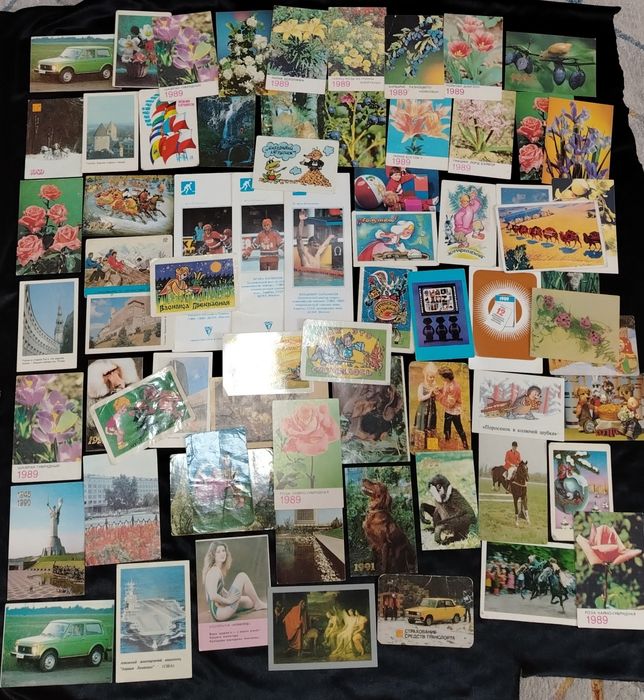 Календари СССР и начала 90х.