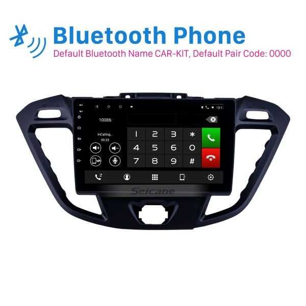 Мултимедия за Ford Transit Двоен дин Android Навигация плеър 2DIN