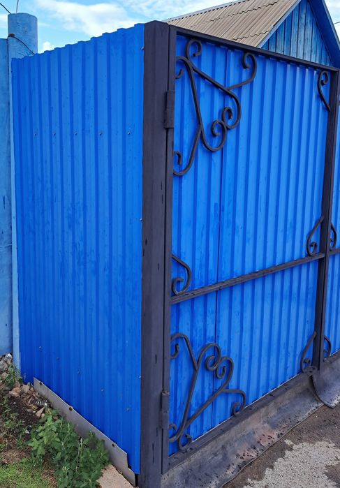 Ворота с калиткой высота 220см