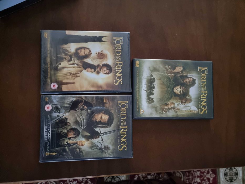 Властелинът на пръстените трилогия двд