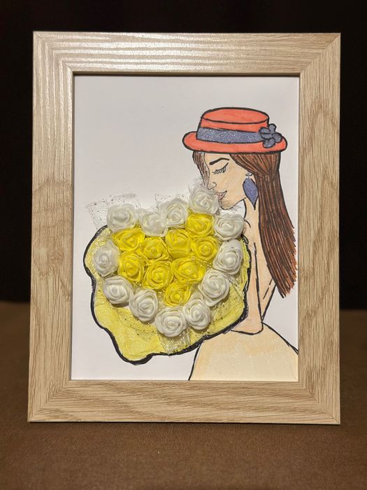 Картини “ Момичета с букети “