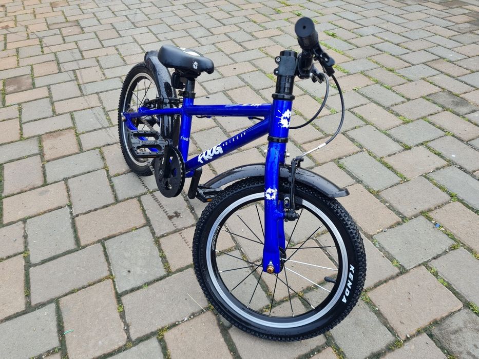 Bicicleta copii Frog 44, 16', pentru 4-5 ani, albastru