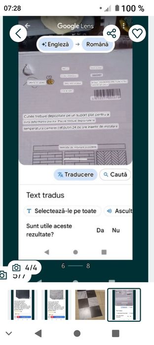 Vând plăci vinil autoadezive