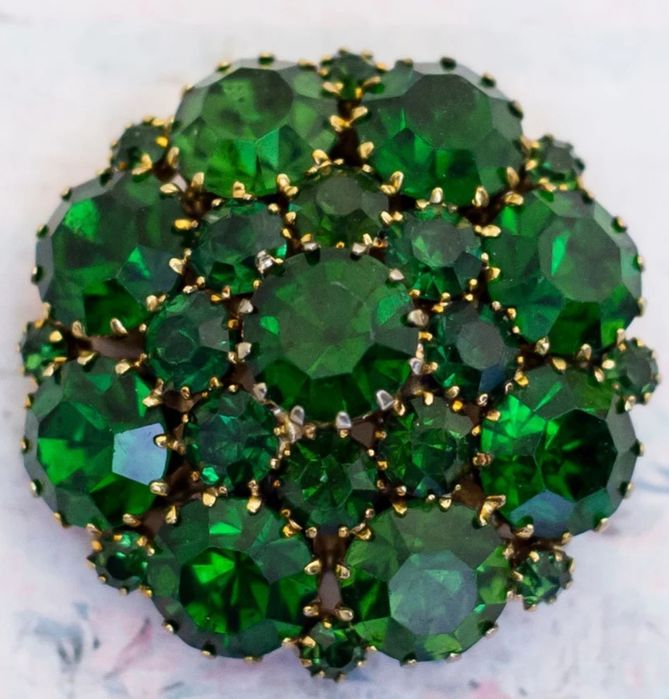 Брошь старинная Чехословакия СССР