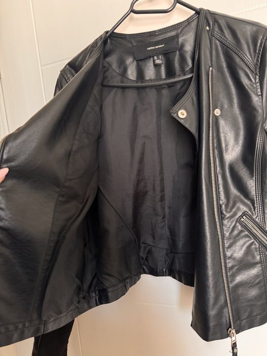 Кожено яко Vero Moda