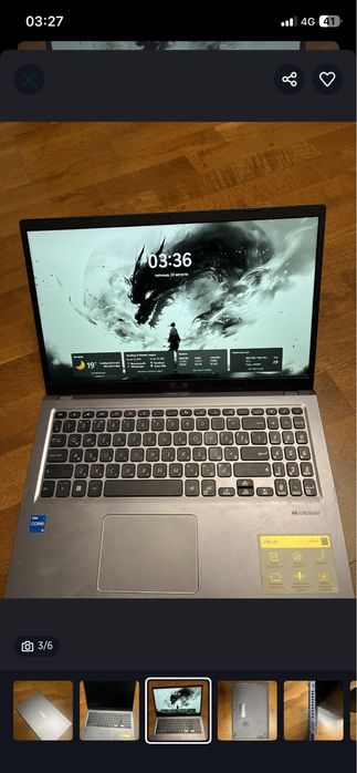 ASUS X515E Состояние отличное, работает без проблем.