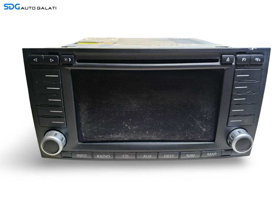 Unitate Radio CD Player Navi Navigatie Map Volkswagen Touareg 7L 2002 - 2010 Cod 7L6035191R [LS0660]