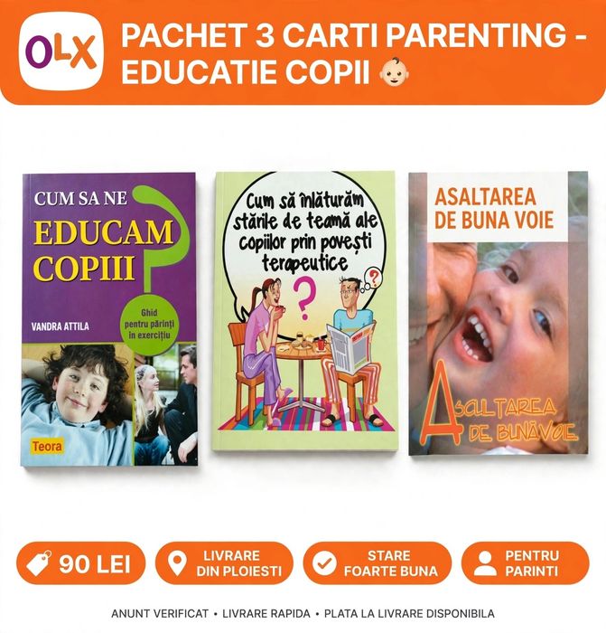 Pachet 3 cărți parenting #copii