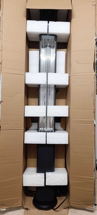 Инфрачервен нагревател черен Heat Guru 2000W