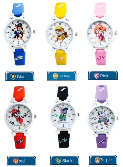 Детски часовник Пес Патрул,Чейс,Скай,Роки,Ръбъл,Маршал,Еверест,Patrol