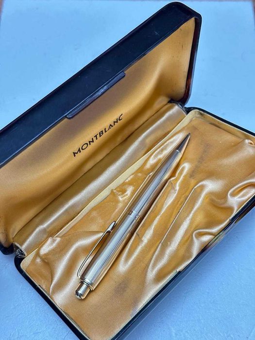 SET CREION MECANIC MONTBLANC PIX 772 - Placat cu aur - Anii '50 - Stare impecabila + Cutie - RAR - De Colectie !