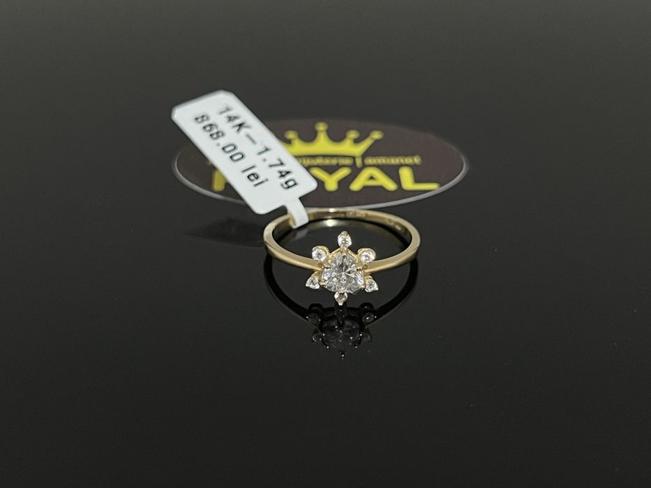 Bijuteria Royal CB : Inel dama aur 14K 1,74 grame
