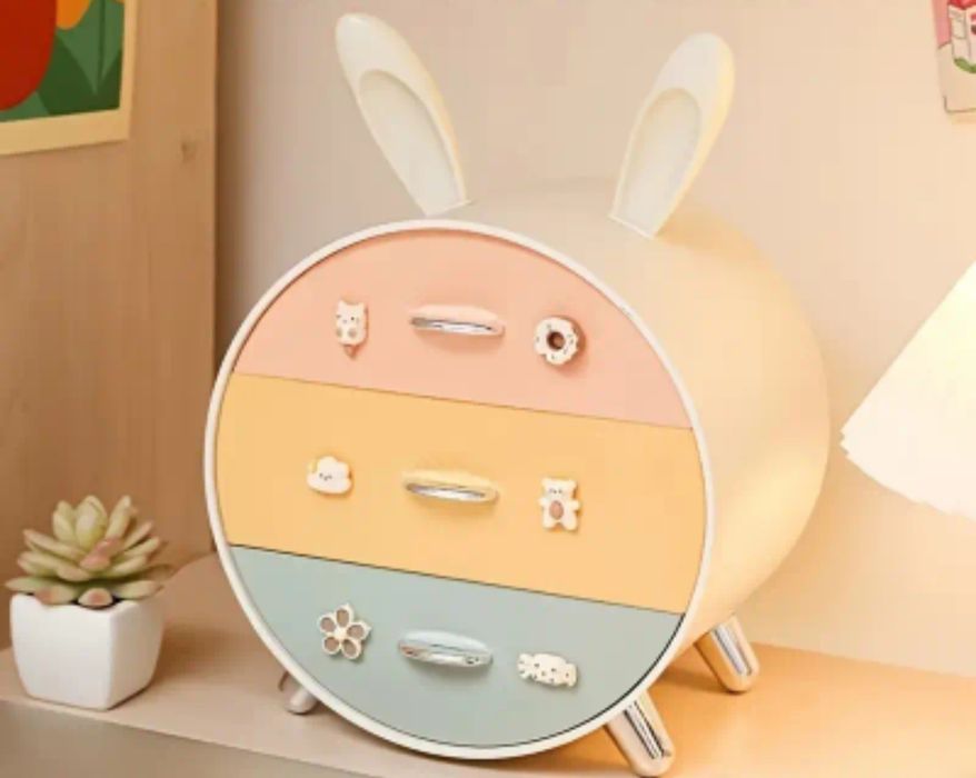 Детски органайзер кутия за съхранение на ластички бижута козметика