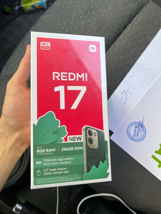 Redmi 17 deep blue 256gb  новый