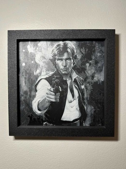 3Д принтирани релефни картини на светлинни мечове от Star Wars