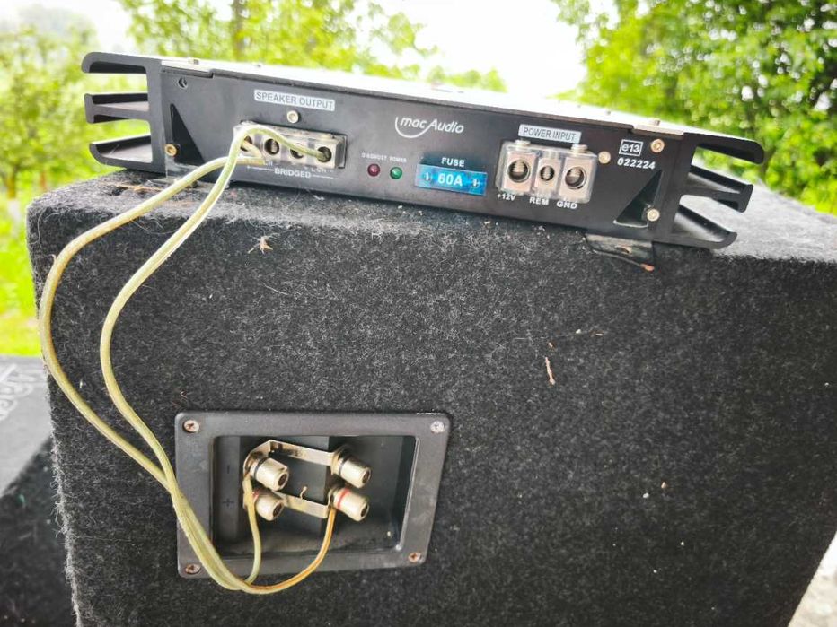 Amplificator auto Mac Audio Z2200 cu 2 boxe 1200W + 800W