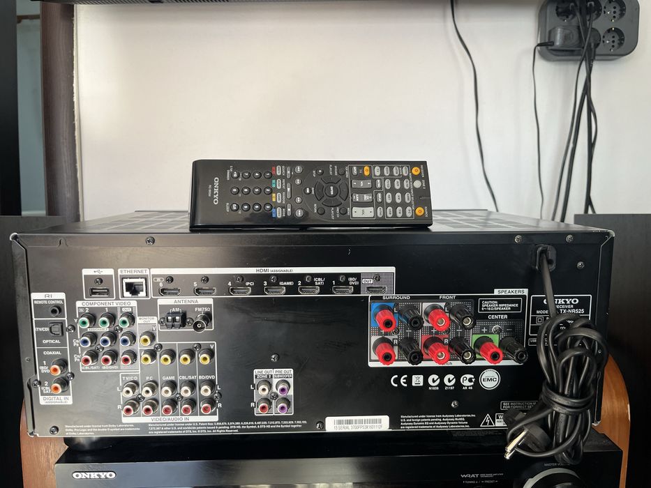 Receiver Onkyo TX-NR525 4k/5.2/Arc/usb /Spotiy etc.