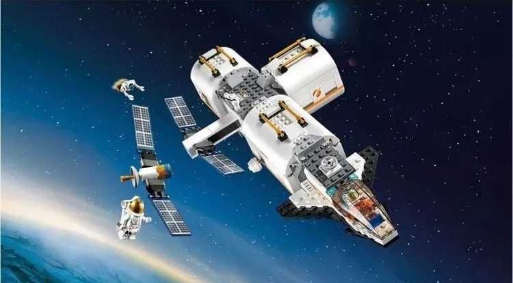 Конструктор Лунная космическая станция  City 436деталей лего совместим