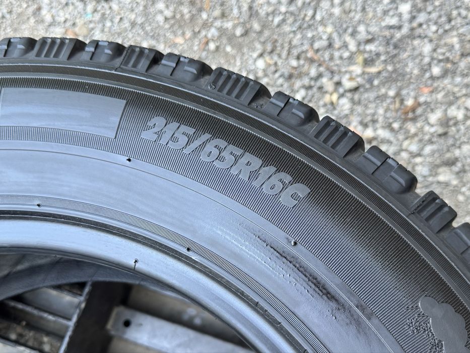 2бр.ЗИМНИ ГУМИ Michelin 215/65/16C за бус Sprinter,Iveco,Ducato,T5,T6
