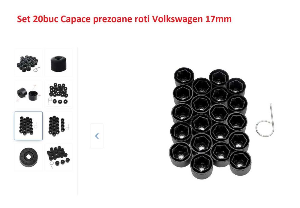 Capace prezoane rotii auto 17mm - 19mm -21mm - 22mm