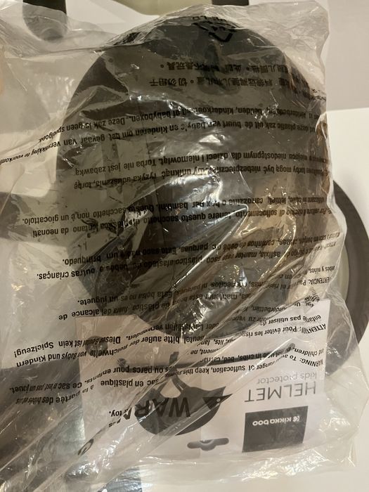 Детска предпазна каска KikkaBoo - Черна, 46-56 cm