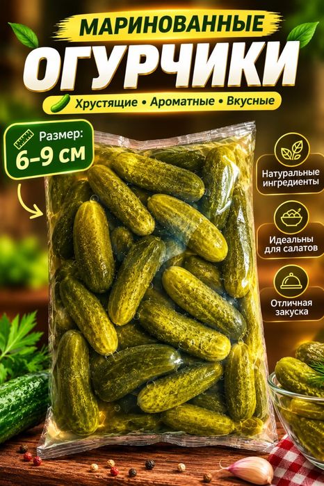 Огурцы маринованные Перчики и Халапенье для фастфудов