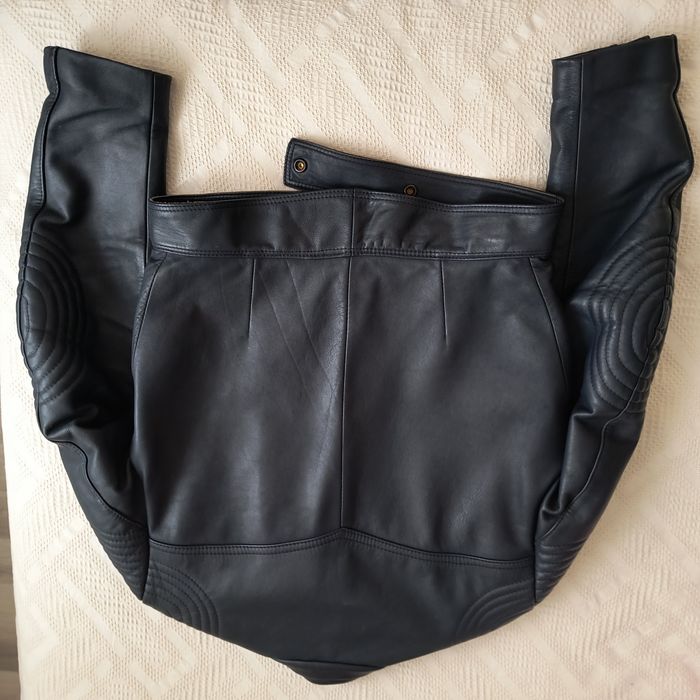 Geacă moto din piele naturală, mărimea M