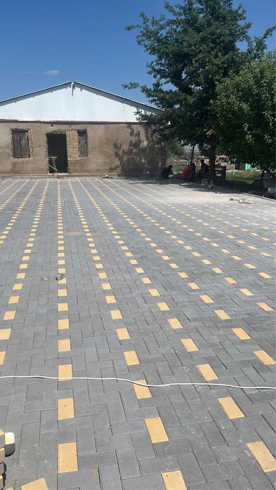 Укладка брусчатки