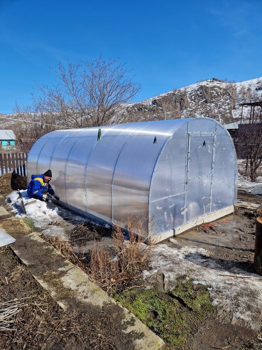 Теплица установка ремонмонт.