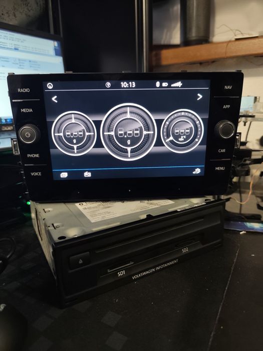 Navigație + Unitate Multimedia VW MIB2 5F Delphi – Display & Ramă, H