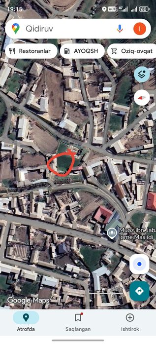 Uchaska quruq yer kadastiri bor