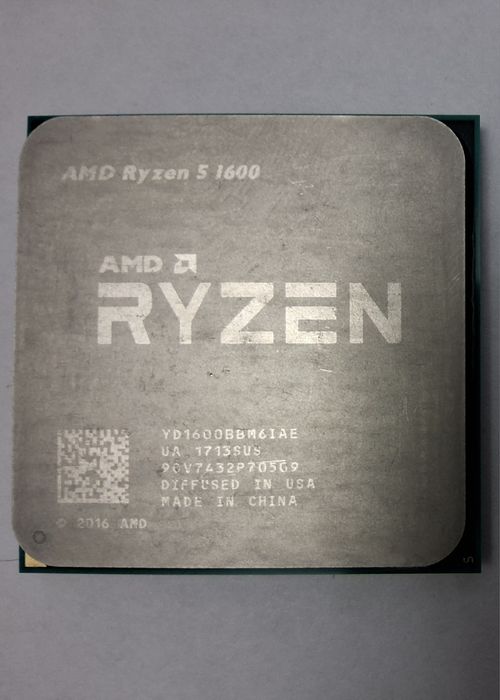 AMD Ryzen 5 1600 (6 ядер / 12 потоков, AM4)