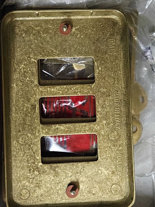 Rama Bronz intrerupator modular duble , triple , 4 , 5 pozitii italy